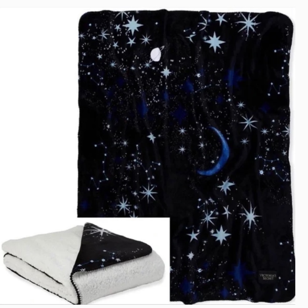 VS Plush Sherpa Fleece Throw Blanket
